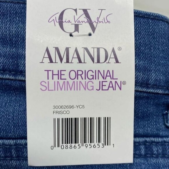 Women's Gloria Vanderbilt Amanda Classic Jeans Color: Frisco Size: 16 AVG/REG - Picture 5 of 5